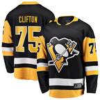 Johmsee P.Penguins #75 Connor Clifton Black Home Breakaway Jerseys