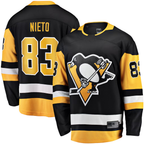 Johmsee P.Penguins #83 Matt Nieto Black Home Breakaway Jerseys