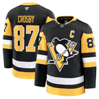 Johmsee P.Penguins #87 Sidney Crosby Black Home Premium Jerseys