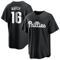 Johmsee P.Phillies #16 Brandon Marsh Player Black Alt Fashion Home Game Stitched Jerseys