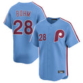 Johmsee P.Phillies #28 Alec Bohm Player Light Blue Home Limited Stitched Jerseys