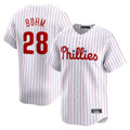Johmsee P.Phillies #28 Alec Bohm Player White Home Limited Stitched Jerseys