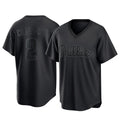 Johmsee P.Phillies #2 Justin Crawford Player Black Pitch Fashion Limited T-shirt Stitched Jerseys
