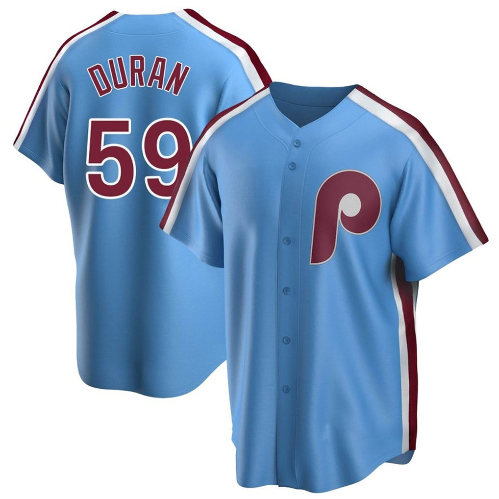 Johmsee P.Phillies #59 Jhoan Duran Player Light Blue Home Limited Game Stitched Jerseys