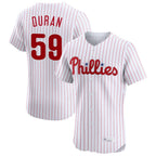 Johmsee P.Phillies #59 Jhoan Duran Player White Home Limited Elite Stitched Jerseys