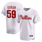 Johmsee P.Phillies #59 Jhoan Duran Player White Home Limited Stitched Jerseys