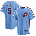 Johmsee P.Phillies #5 Bryson Stott Player Light Blue Home Limited Game Stitched Jerseys