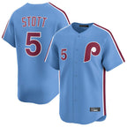 Johmsee P.Phillies #5 Bryson Stott Player Light Blue Home Limited Stitched Jerseys