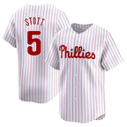 Johmsee P.Phillies #5 Bryson Stott Player White Home Limited Stitched Jerseys