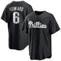 Johmsee P.Phillies #6 Ryan Howard Player Black Alt Fashion Home Game Stitched Jerseys