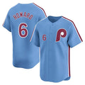 Johmsee P.Phillies #6 Ryan Howard Player Light Blue Home Limited Stitched Jerseys