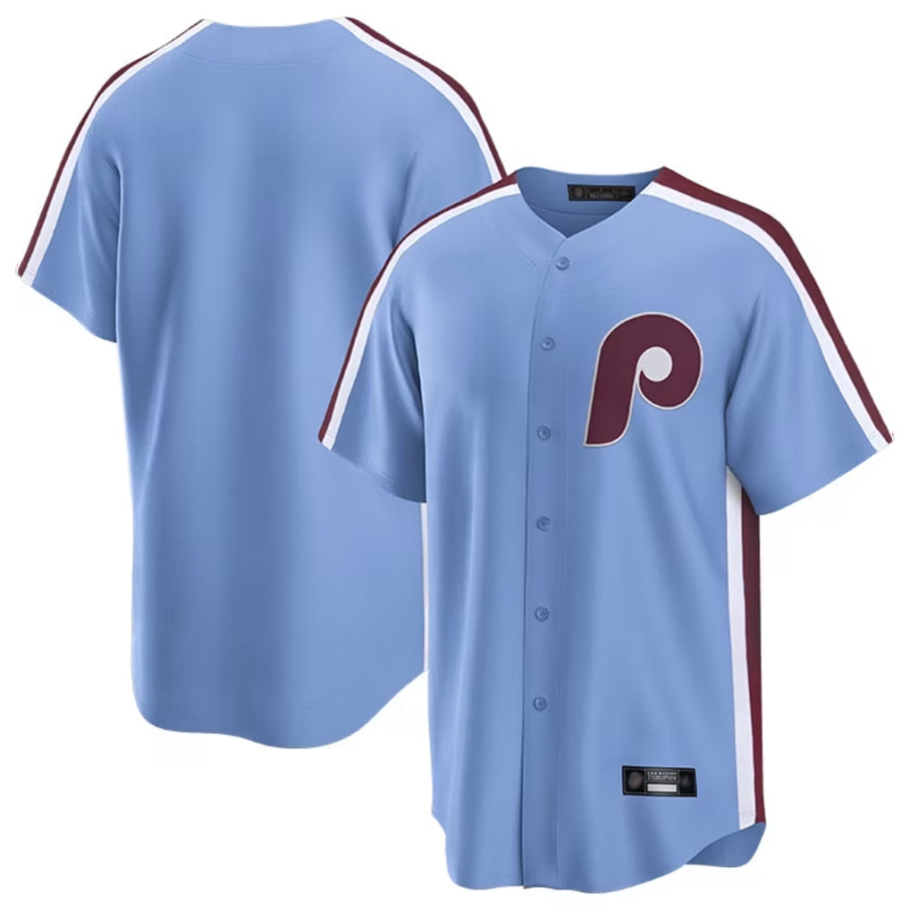 Johmsee P.Phillies Blank Player Light Blue Home Limited Stitched Jerseys