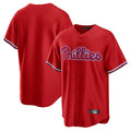 Johmsee P.Phillies Blank Player Red Home Game Stitched Jerseys