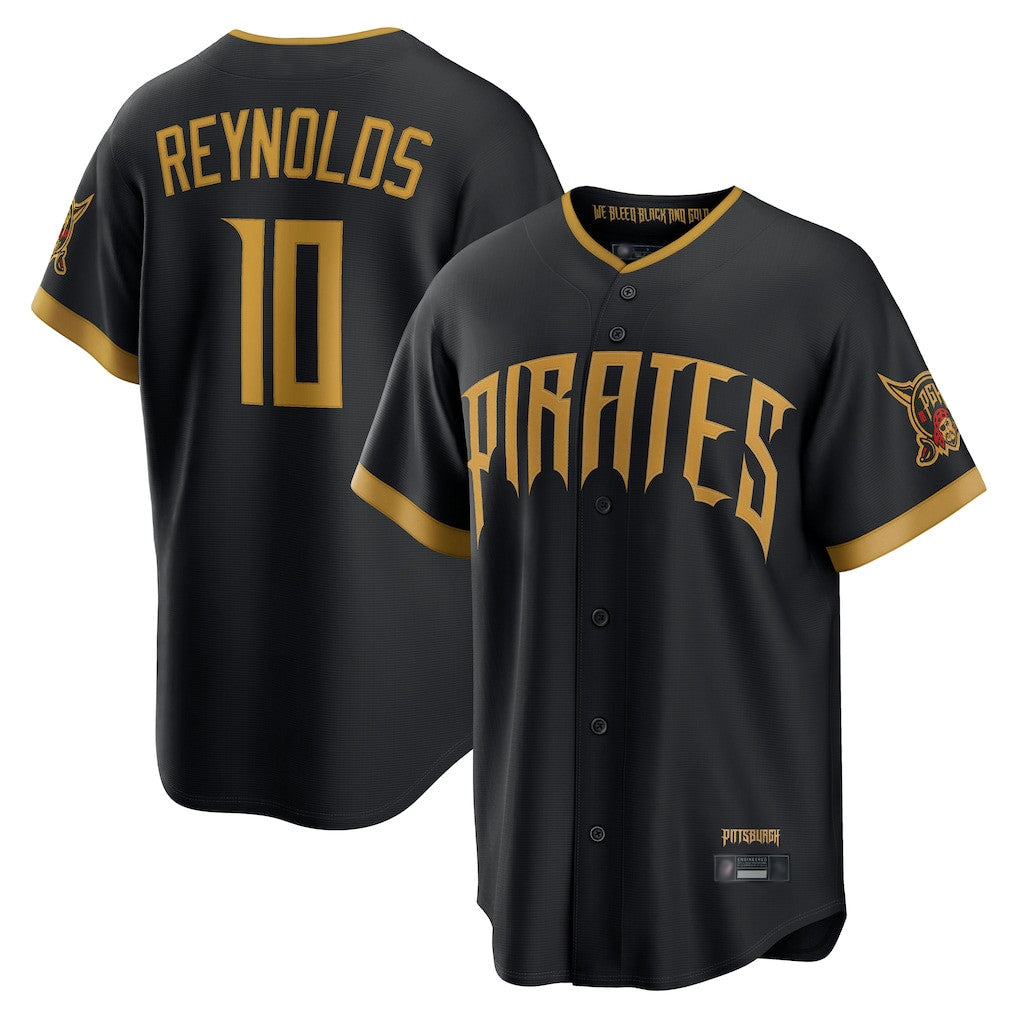 Johmsee P.Pirates #10 Bryan Reynolds Player Black 2026 City Connect Home Game Stitched Jerseys