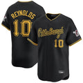 Johmsee P.Pirates #10 Bryan Reynolds Player Black Alt Home Limited Stitched Jerseys