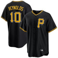 Johmsee P.Pirates #10 Bryan Reynolds Player Black Alternate 2025 Home Game Stitched Jerseys