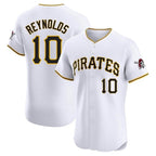 Johmsee P.Pirates #10 Bryan Reynolds Player White Home Limited Elite Stitched Jerseys