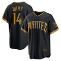 Johmsee P.Pirates #14 Joey Bart Player Black 2026 City Connect Home Game Stitched Jerseys
