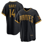 Johmsee P.Pirates #14 Joey Bart Player Black 2026 City Connect Home Game Stitched Jerseys