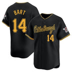 Johmsee P.Pirates #14 Joey Bart Player Black Alt Home Limited Stitched Jerseys
