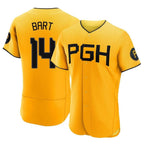 Johmsee P.Pirates #14 Joey Bart Player Gold City Connect Home Limited Elite Stitched Jerseys