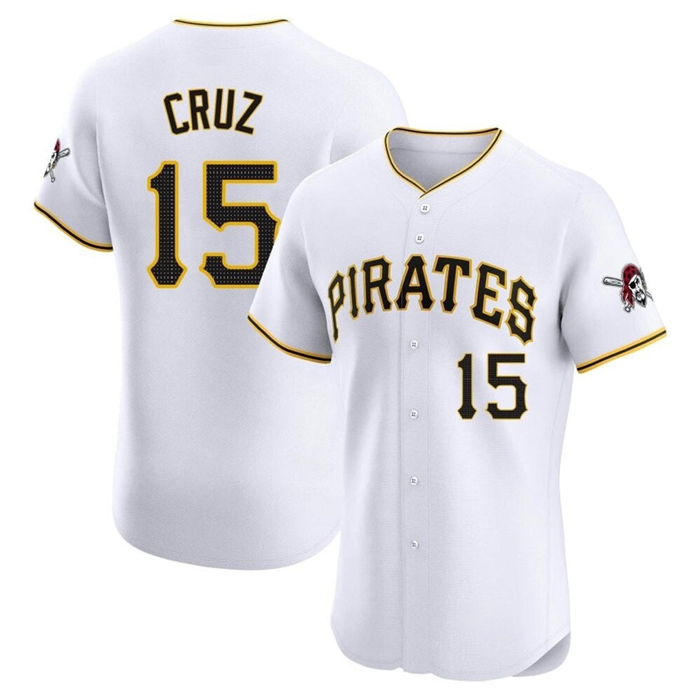 Johmsee P.Pirates #15 Oneil Cruz Player White Home Limited Elite Stitched Jerseys