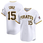 Johmsee P.Pirates #15 Oneil Cruz Player White Home Limited Stitched Jerseys