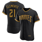 Johmsee P.Pirates #21 Roberto Clemente Player Black 2026 City Connect Home Limited Elite Stitched Jerseys