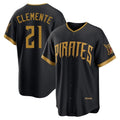 Johmsee P.Pirates #21 Roberto Clemente Player Black 2026 City Connect Home Limited Stitched Jerseys