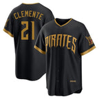 Johmsee P.Pirates #21 Roberto Clemente Player Black 2026 City Connect Home Limited Stitched Jerseys