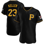 Johmsee P.Pirates #23 Mitch Keller Player Black Home Limited Elite Stitched Jerseys