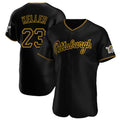 Johmsee P.Pirates #23 Mitch Keller Player Black Home Limited Game Stitched Jerseys