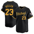 Johmsee P.Pirates #23 Mitch Keller Player Black Home Limited Stitched Jerseys
