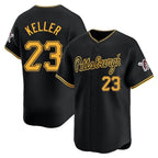 Johmsee P.Pirates #23 Mitch Keller Player Black Home Limited Stitched Jerseys
