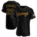 Johmsee P.Pirates #29 Ryan O¡¯Hearn Player Black Home Limited Elite Stitched Jerseys