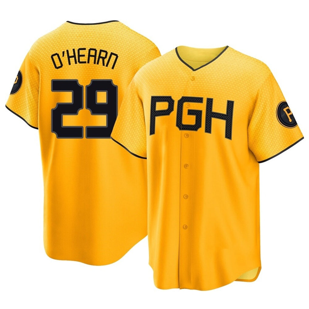 Johmsee P.Pirates #29 Ryan O?¡¥Hearn Player Gold City Connect Home Game Stitched Jerseys