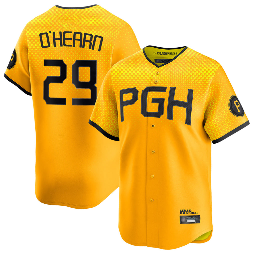 Johmsee P.Pirates #29 Ryan O?¡¥Hearn Player Gold City Connect Home Limited Stitched Jerseys