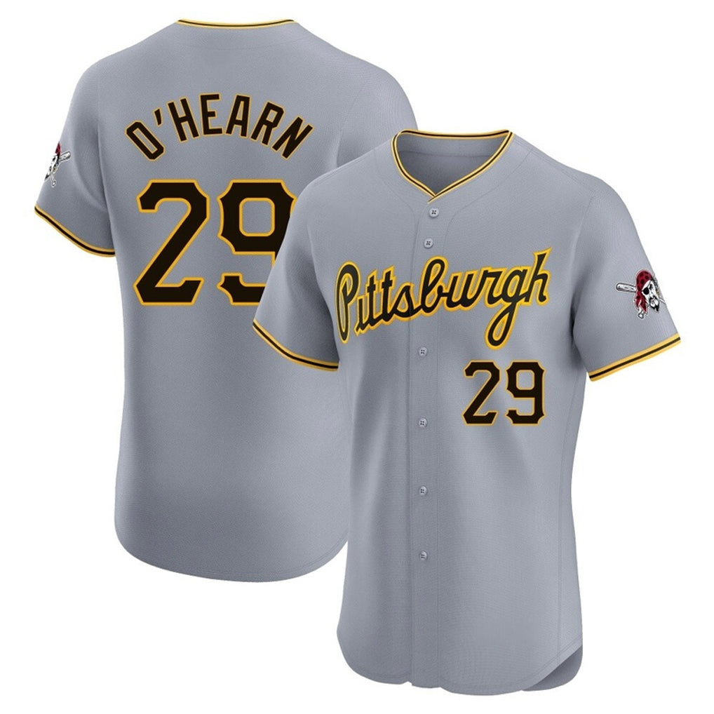 Johmsee P.Pirates #29 Ryan O?¡¥Hearn Player Gray Road Home Limited Elite Stitched Jerseys
