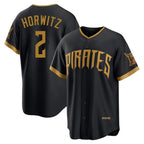 Johmsee P.Pirates #2 Spencer Horwitz Player Black 2026 City Connect Home Limited Stitched Jerseys