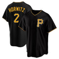 Johmsee P.Pirates #2 Spencer Horwitz Player Black Alternate 2025 Home Game Stitched Jerseys