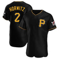 Johmsee P.Pirates #2 Spencer Horwitz Player Black Alternate 2025 Home Limited Elite Stitched Jerseys