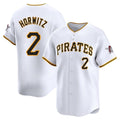 Johmsee P.Pirates #2 Spencer Horwitz Player White Home Limited Stitched Jerseys