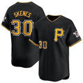 Johmsee P.Pirates #30 Paul Skenes Player Black Alt Limited Home Stitched Jerseys