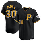 Johmsee P.Pirates #30 Paul Skenes Player Black Alt Limited Home Stitched Jerseys