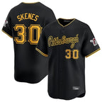 Johmsee P.Pirates #30 Paul Skenes Player Black Home Limited Stitched Jerseys