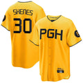 Johmsee P.Pirates #30 Paul Skenes Player Gold City Connect Home Limited Stitched Jerseys