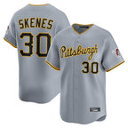 Johmsee P.Pirates #30 Paul Skenes Player Gray Road Home Limited Stitched Jerseys