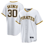 Johmsee P.Pirates #30 Paul Skenes Player White Home Game Stitched Jerseys