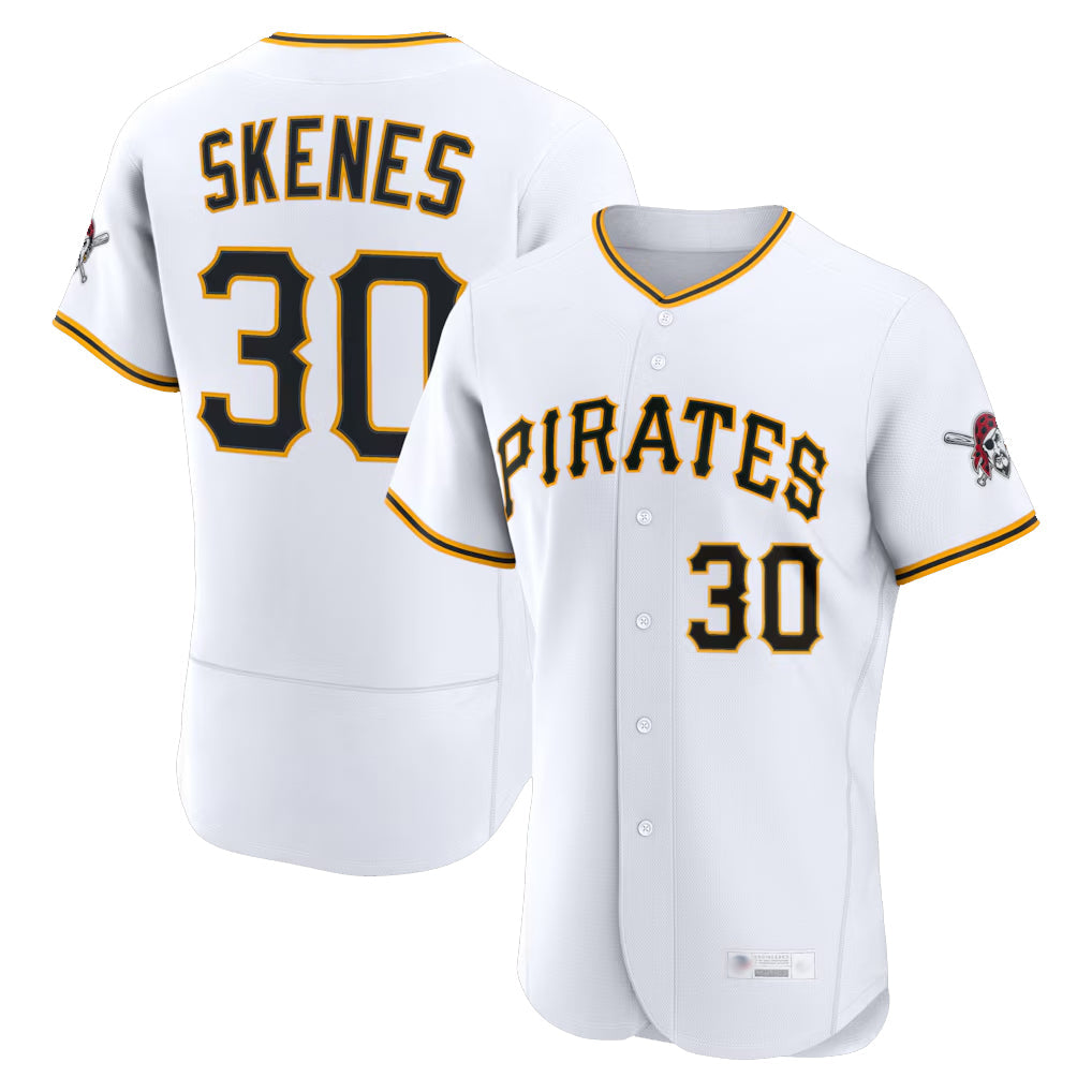 Johmsee P.Pirates #30 Paul Skenes Player White Home Limited Elite Stitched Jerseys