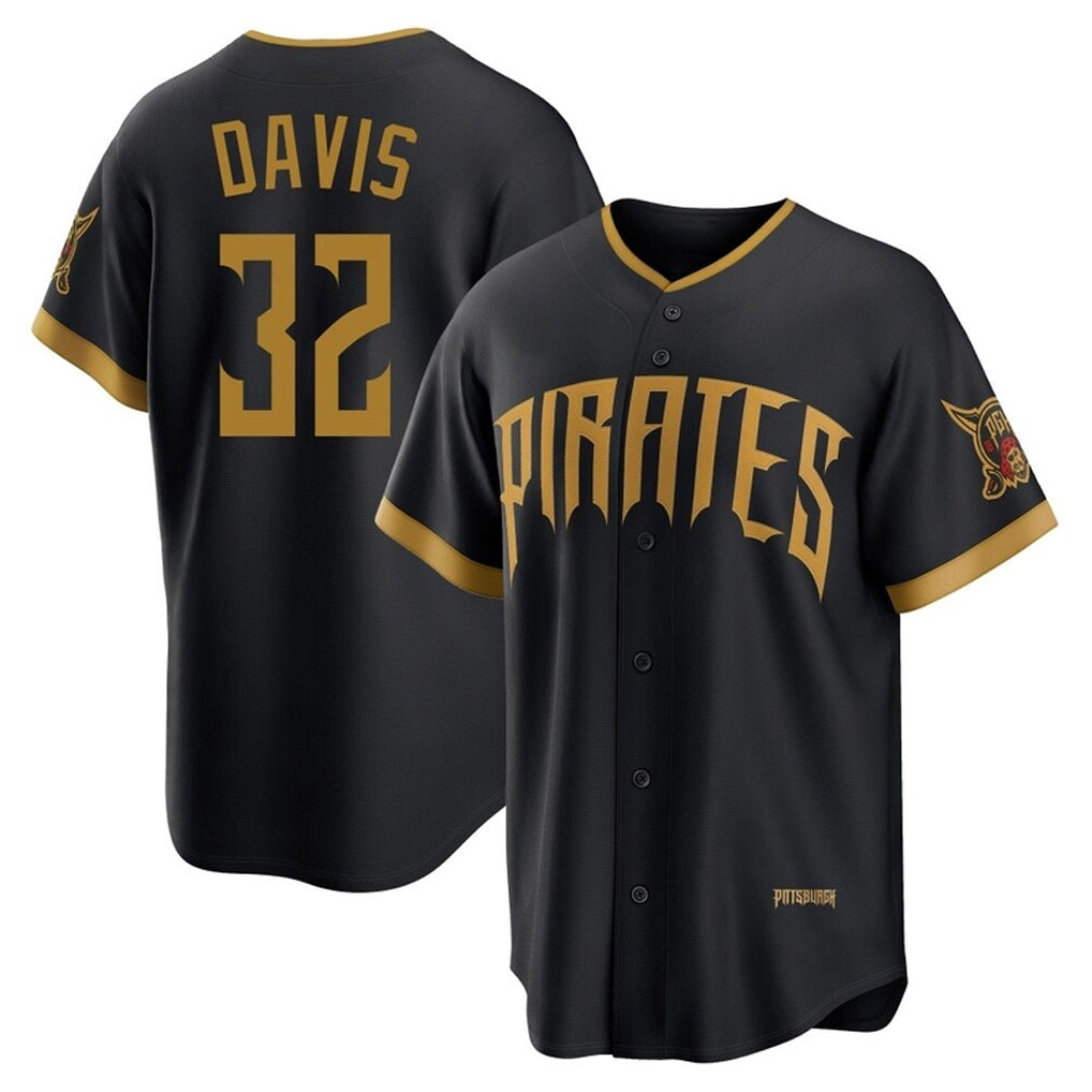 Johmsee P.Pirates #32 Henry Davis Player Black 2026 City Connect Home Game Stitched Jerseys